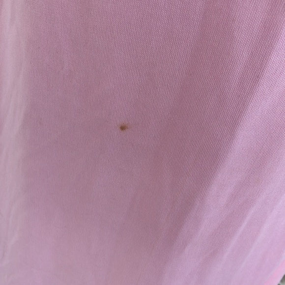 Vintage 70s Union Made Pink Flutter Sleeve Dress - Picture 4 of 12